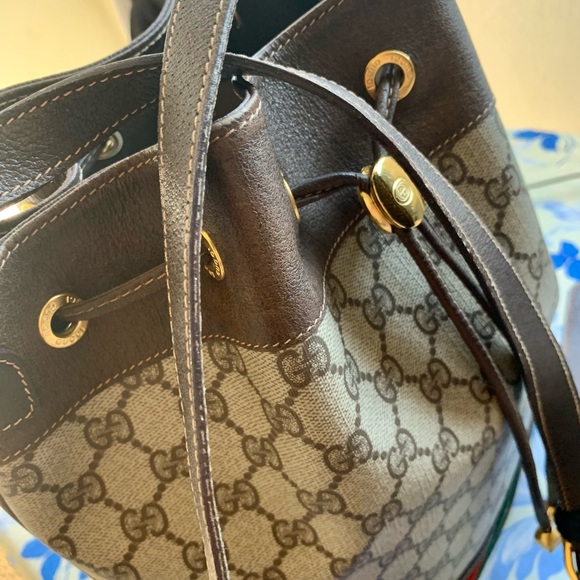 Gucci sherry line crossbody bucket bag - Picture 8 of 13